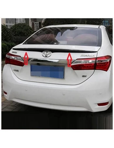 Needion - Oled Garaj Toyota Corolla 2013-2018 Bagaj Üstü Spoiler Siyah