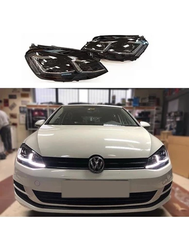 Needion - Oled Garaj Volkswagen Golf 7 J Led Far Silver (2013-2018)