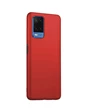 Needion - Oppo A54 4G Kılıf Kamera Korumalı Silikon Rubber Arka Kapak Kırmızı