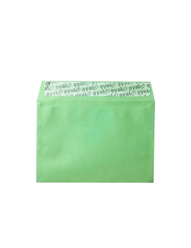 Needion - Oyal Buklet Zarf Yeşil 80 Gr. Silikonlu 11.4 X 16.2 - 2'Lİ