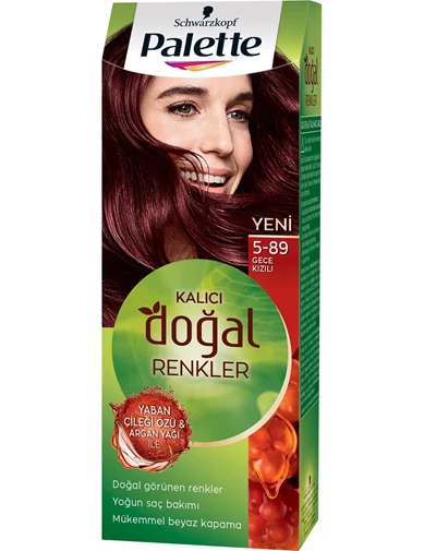 Needion - Palette Saç Boyası  5-89 Gece Kızılı Kalıcı Doğal Renkler