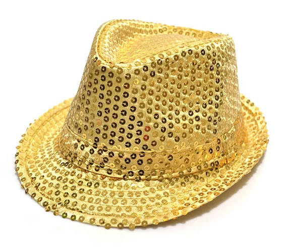 Needion - Payetli Çocuk Şapkası Altın Renk