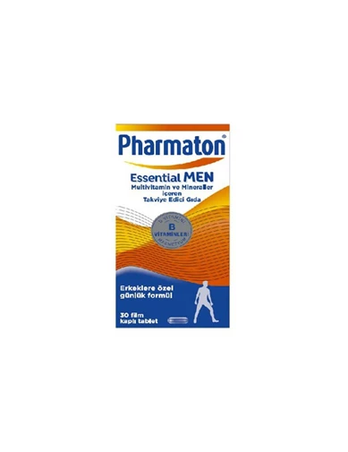Needion - Pharmaton Essential Men Multivitamin Ve Mineraller Içeren Takviye Edici Gıda 30 Kapsül