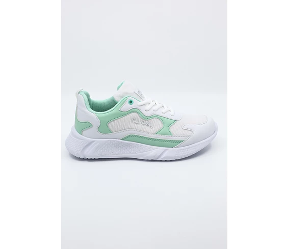Needion - Pierre Cardin Bağcıklı Kadın Spor Ayakkabı PC-30516 Beyaz/White 21S430516