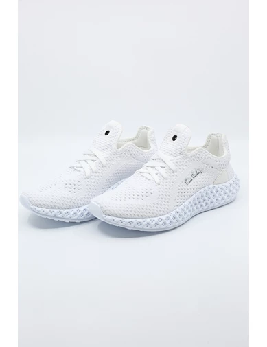 Needion - Pierre Cardin Bağcıklı Kadın Spor Ayakkabı PC-30680 Beyaz/White 21S430680