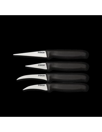 Needion - Pirge 41274 Dekor Bıçak Seti 4 Parça Dekor Bıçağı 
