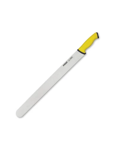 Needion - Pirge Duo 34112 Döner Bıçağı 55 cm Sarı Saplı Bıçak 