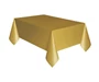 Needion - Plastik Masa Örtüsü Altın Renk 137X270 cm
