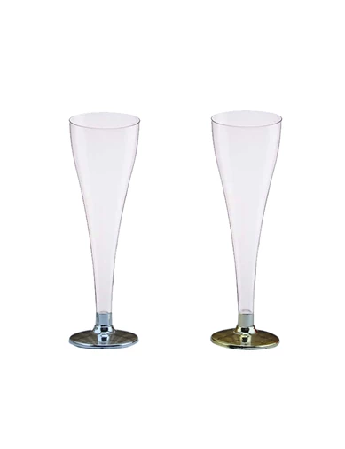 Needion - Plastik Şampanya Bardağı (Şampanya Kadehi) (8 Adet)