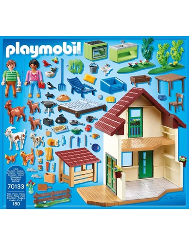 Needion - Playmobil 70133 Country Bauernhaus, bunt