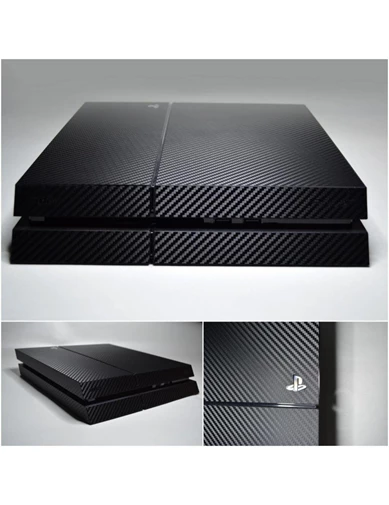 Needion - PlayStation 4 Siyah Carbon Fiber Kaplama Çınar Extreme 