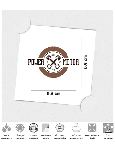 Needion - Power Motor Sticker Çınar Extreme 