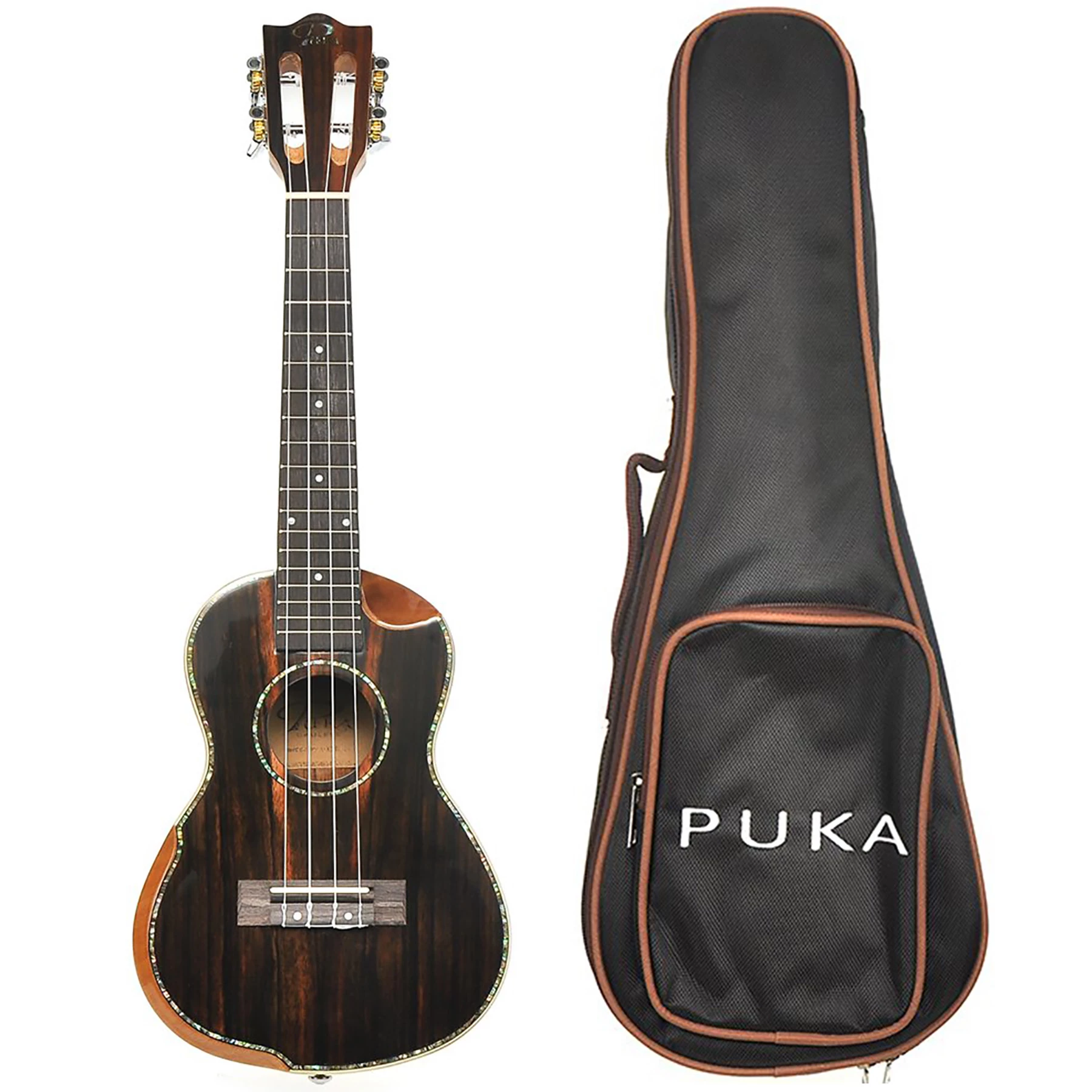 Concert deals ukulele puka