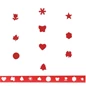 Needion - RedApple Şekilli Küçük Boy Delgeç/Şekilgeç 1,5 cm Yıldız