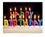 Needion - Rengarenk Happy Birthday Yazılabilen Doğum Günü Mumu
