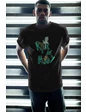 Needion - Rick And Morty 150 Siyah Erkek Oversize Tshirt - Tişört XS