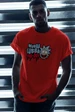 Needion - Rick and Morty 155 Kırmızı Erkek Oversize Tshirt - Tişört XS