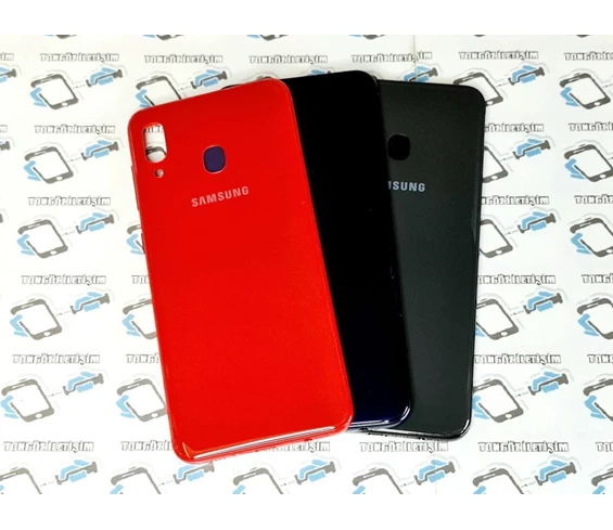 Needion - Samsung Galaxy A20 A 205 Full Kasa Arka Pil Kapağı (Yan Tuşlar)