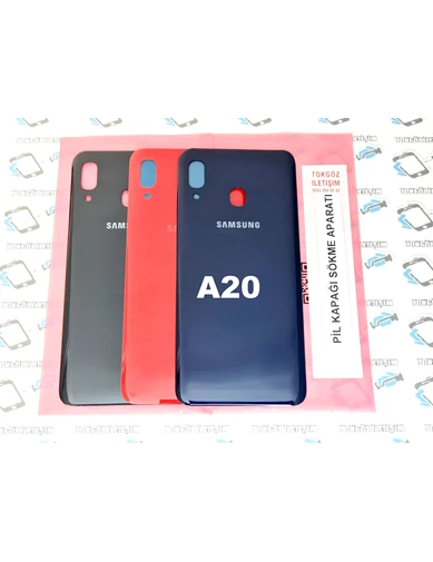 Needion - Samsung Galaxy A20 A205 Arka Pil Batarya Kapağı