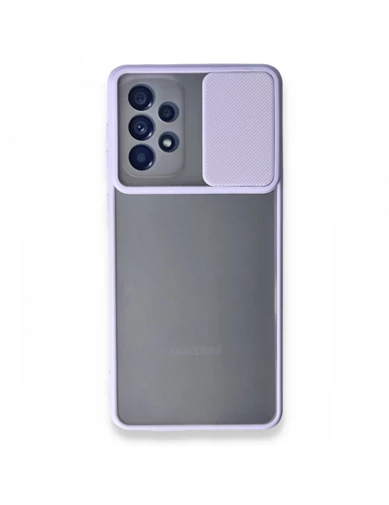Needion - Samsung Galaxy A53 5G Kılıf Palm Buzlu Kamera Sürgülü Silikon