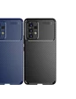 Needion - Samsung Galaxy A53 Kılıf Kamera Korumalı Negro Karbon Dokulu Silikon + Nano Ekran Koruyucu Renkli