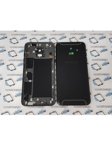 Needion - Samsung Galaxy A9 Star ve A9 Star Lite Full Kasa Pil Kapağı Siya