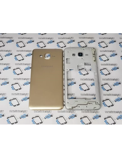 Needion - Samsung Galaxy Grand Prime G531 Kasa Pil Batarya Kapağı Gold
