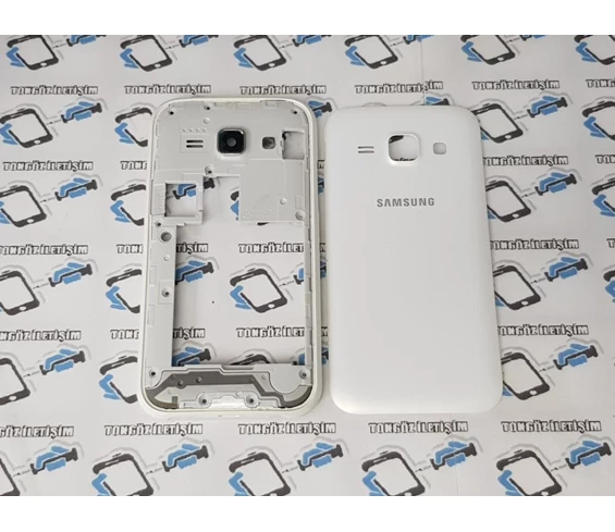 Needion - Samsung Galaxy J1 J100 Kasa Kapak Beyaz