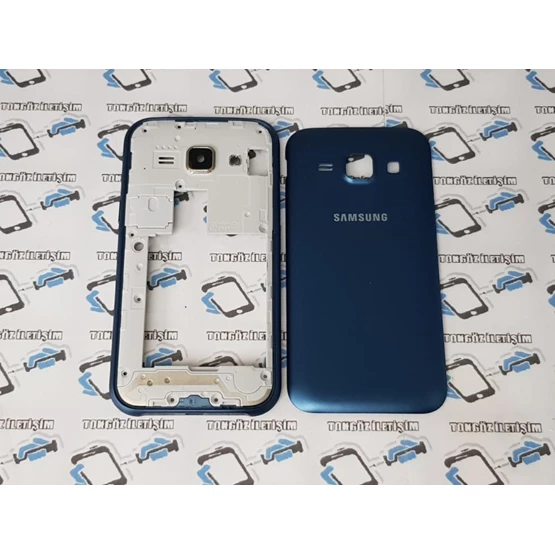 Needion - Samsung Galaxy J1 J100 Kasa Kapak Mavi