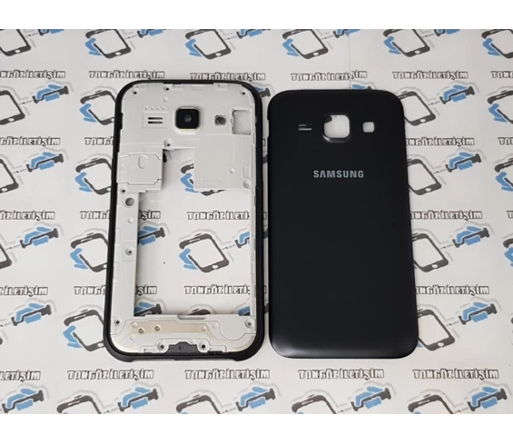 Needion - Samsung Galaxy J1 J100 Kasa Kapak Siyah