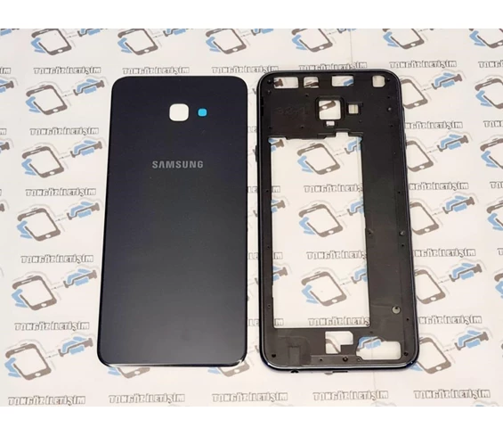 Needion - Samsung Galaxy J4 Plus Orjinal Kasa Arka Pil Batarya Kapağı Siyah 