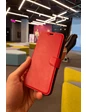 Needion - Samsung Galaxy M13 4G Cüzdan Kılıf Kapaklı Stantlı Kırmızı Kırmızı STD