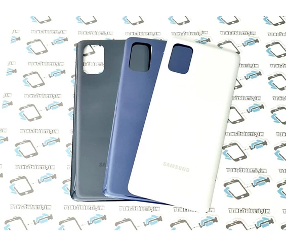Needion - Samsung Galaxy M51 Orijinal KASA Arka Pil Batarya Kapağı Beyaz