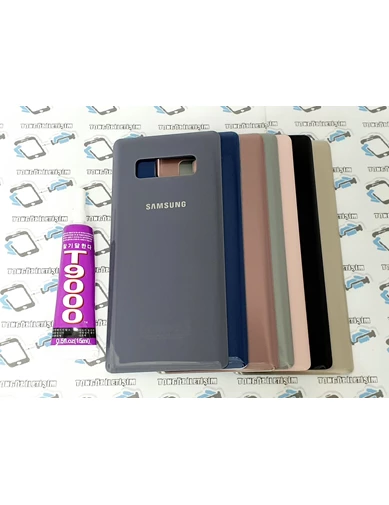 Needion - Samsung Galaxy Note 8 Arka Pil Kapağı + B-7000 YAPIŞTIRIC.