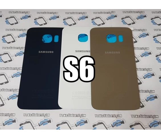 Needion - Samsung Galaxy S6 Arka Kapak Batarya Pil Kapağı+HEDİYE
