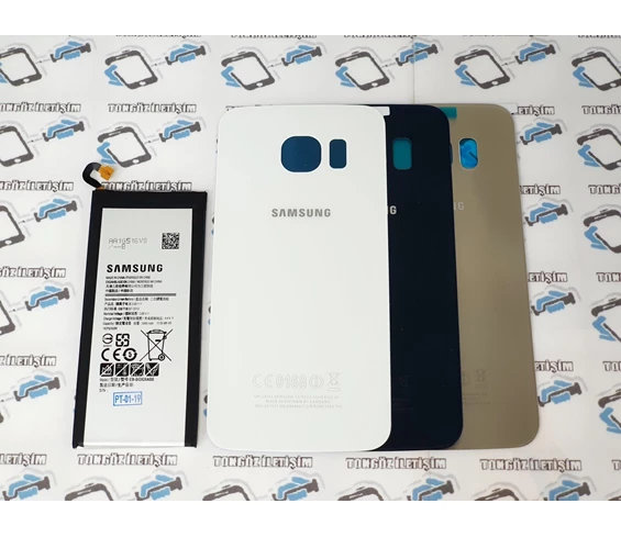 Needion - Samsung Galaxy S6 Edge Plus Arka Pil Kapağı + Pil Batarya.