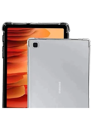 Needion - Samsung Galaxy Tab A7 10.4 T500 (2020) Kılıf Darbe Korumalı Silikon + Nano Ekran Koruyucu