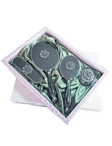 Needion - Saraylı Silver Mücevher Ayna Fırça Takımı 101