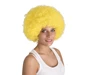 Needion - Sarı Renk Kıvırcık Afro Bonus Peruk