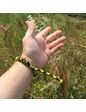 Needion - Sarı Siyah Taktik Survival Snake Paracord Bileklik Çınar Extreme 