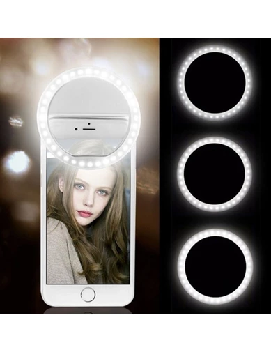 Needion - Şarjlı Ledli Telefon Selfie Işığı