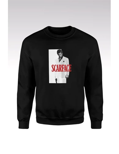 Needion - Scarface 151 Siyah Sweatshirt