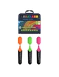 Needion - Schneider Link-It Bio-Plastik Fineliner 0.4 mm. 8 Renk Yarım Boy + Job Fosforlu Kalem 3'LÜ Set : 2