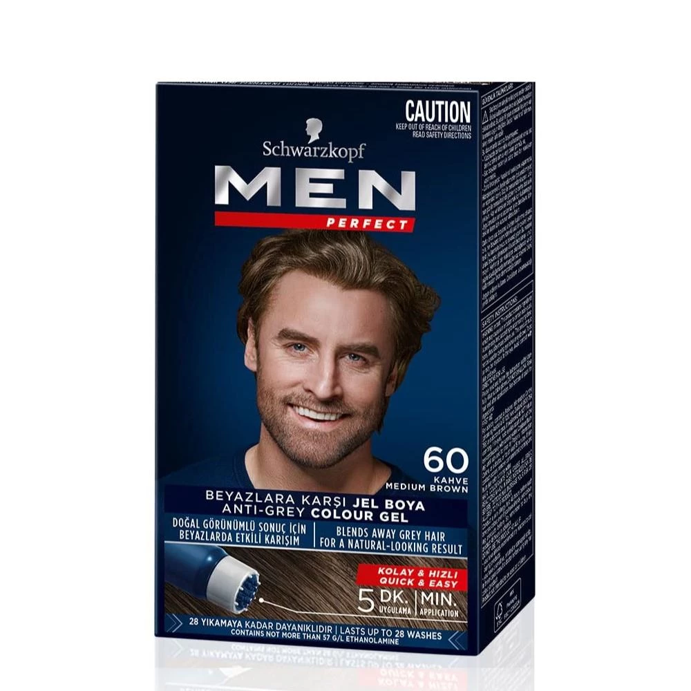 Schwarzkopf Men Perfect Erkek Jel Saç Boyası 60 Kahve Fiyat ve ...