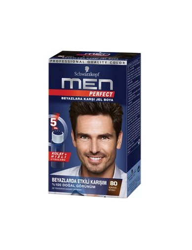 Needion - Schwarzkopf Men Perfect Kolay Erkek Saç Boyası 80
