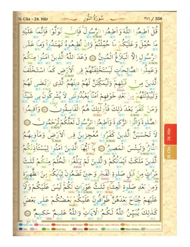Needion - Seda Yayınları Satır Altı Tecvidli Kur’an-ı Kerim Bilgisayar hatlı (Rahle Boy, Kod.176) - Muhammed Şehid Yeşil