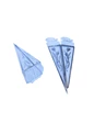 Needion - Şeker Külahı Asetat Külah Piramit Modeli Laleli (50 Adet) Gümüş