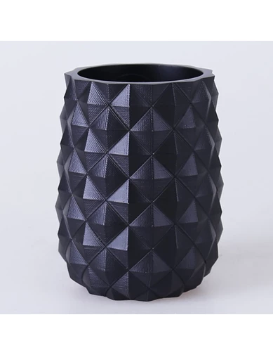 Needion - Selim Piramit Banyo Seti 5 Parça Siyah Renk  