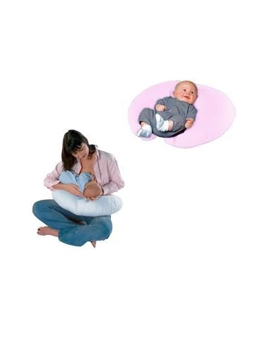 Needion - Sema Bebe Emzirme ve Bebek Destek Minderi - Pembe