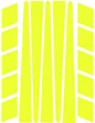 Needion - Şerit Şeklinde Floresan Sarı Sticker Çınar Extreme 